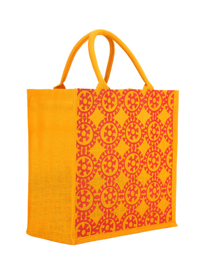Jute Cottage Round Print