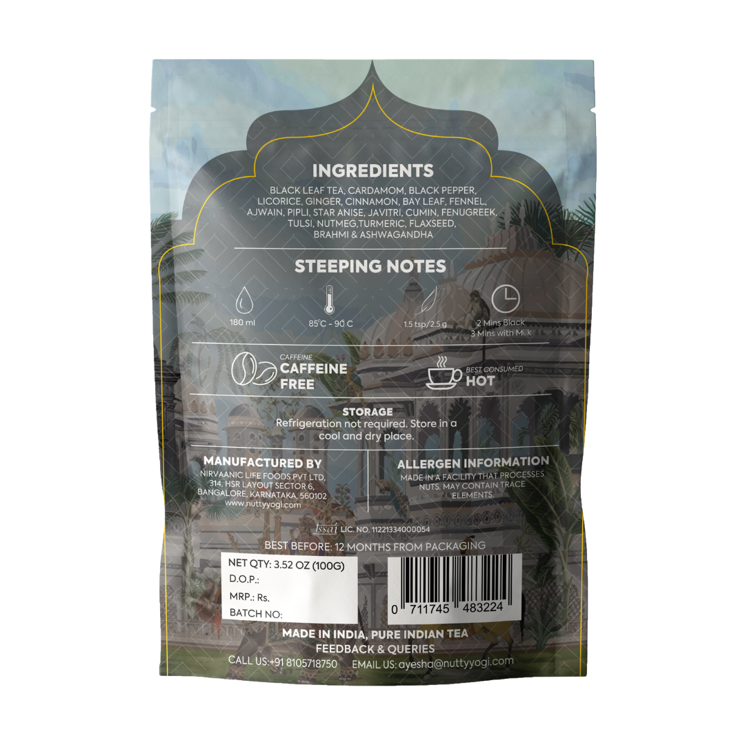 Nutty Yogi Ayurvedic Masala Chai | 100g