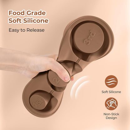 House of Quirk Ice Cube Tray for Stanley Ice Mold Tumbler Cup 950-1200ml - (Choco)