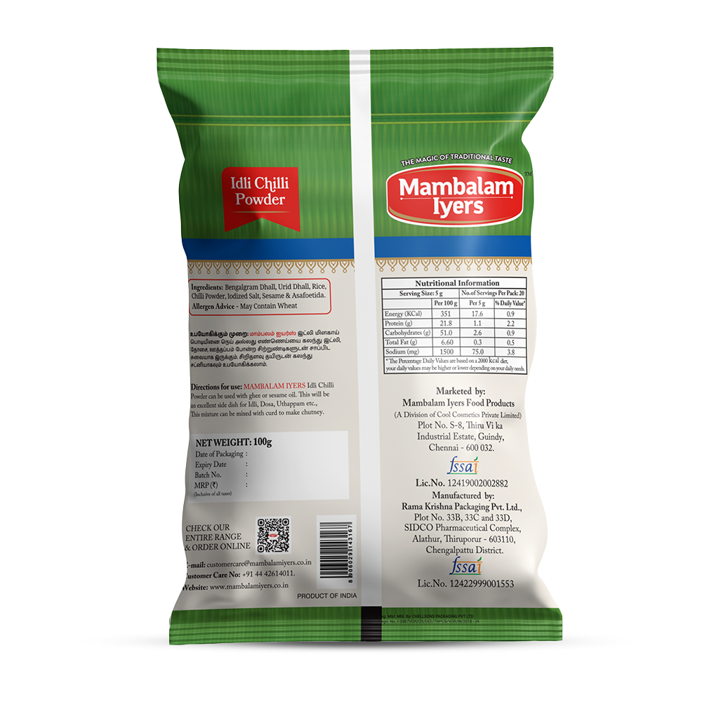 Idli Chilli Powder