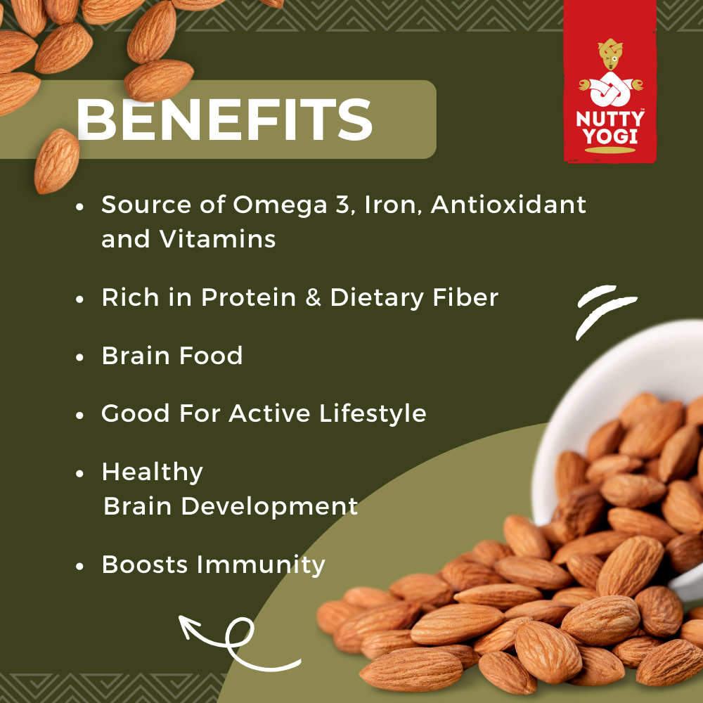 Nutty Yogi Premium Californian Almonds