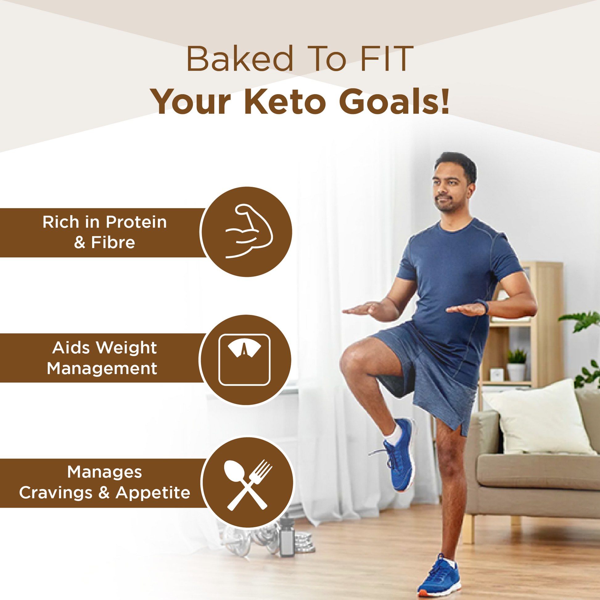 Sugar Free Keto Brownie