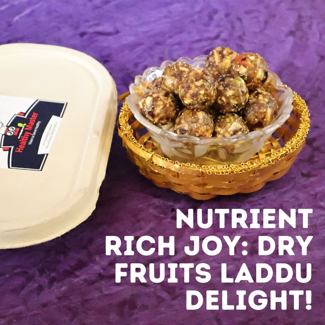 Dry Fruits Laddu - Nutritious Mix of Dryfruits & Coconut