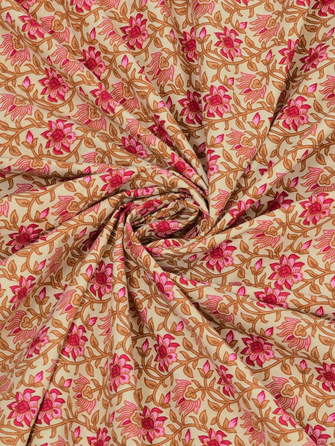 100% Pure Cotton Traditional Printed Bedsheet for Double Bed King Size Bedsheet with 2 Pillow Covers