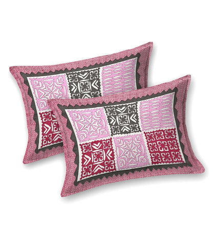 100% Pure Cotton Traditional Printed Bedsheet for Double Bed King Size Bedsheet with 2 Pillow Covers