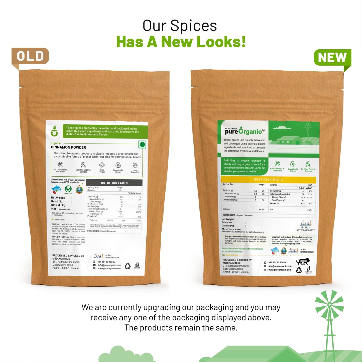 Pure Organio Organic Cinnamon Powder