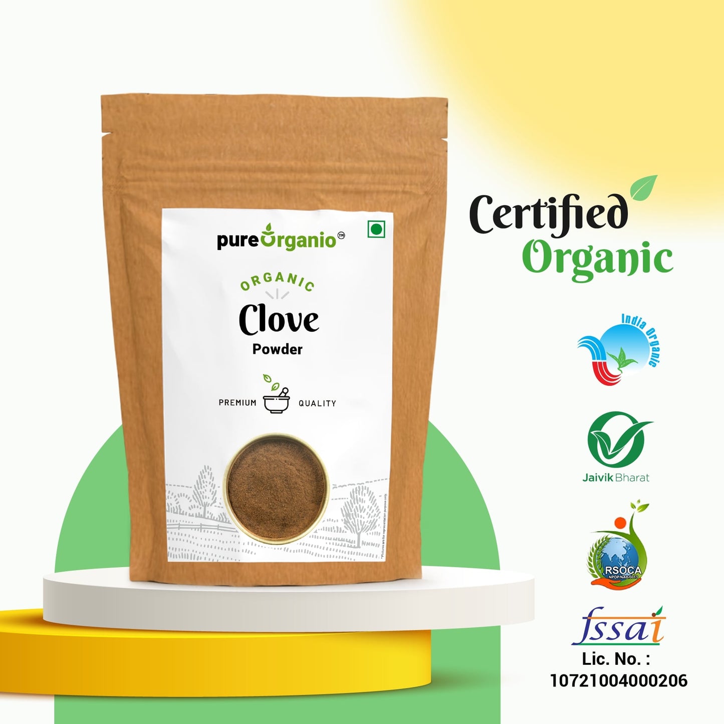 Pure Organio Organic Clove Powder Laung Ground