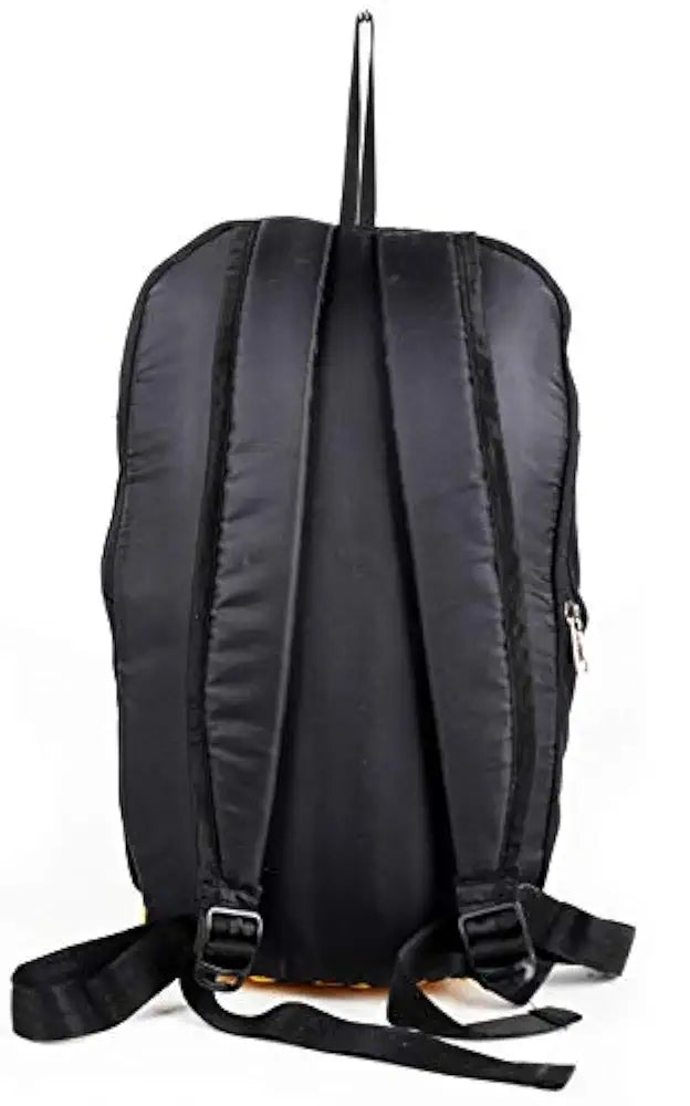 Astrid Canvas Girls Backpack Medium Size Colour Black & Yellow