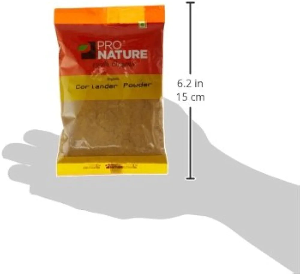 Pro Nature 100% Organic Spicy Powder - Coriander, 100g