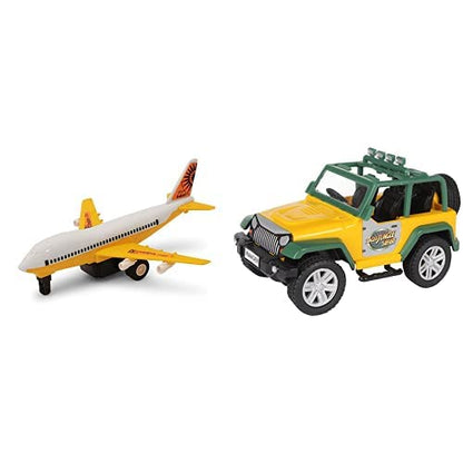 Centy Tingoking Jet 747 Toy Figure Multicolor with Tingoking Ranger Jungle Safari Toy Figure Multicolor