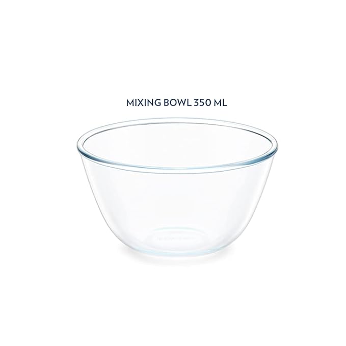 Borosil Glass Mixing & Serving Bowl Set | Set of 3 | Oven & Microwave Proof