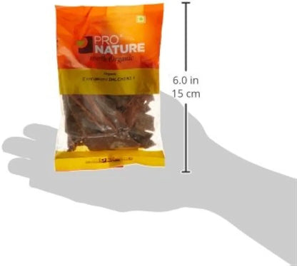 Pro Nature Organic 100% Organic Cinnamon Bark, 50G