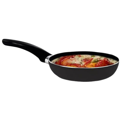 Savya Home Non Stick Frying Pan 22 Cm Stove & Induction Cookware Minimal Oil Cooking Black Colour