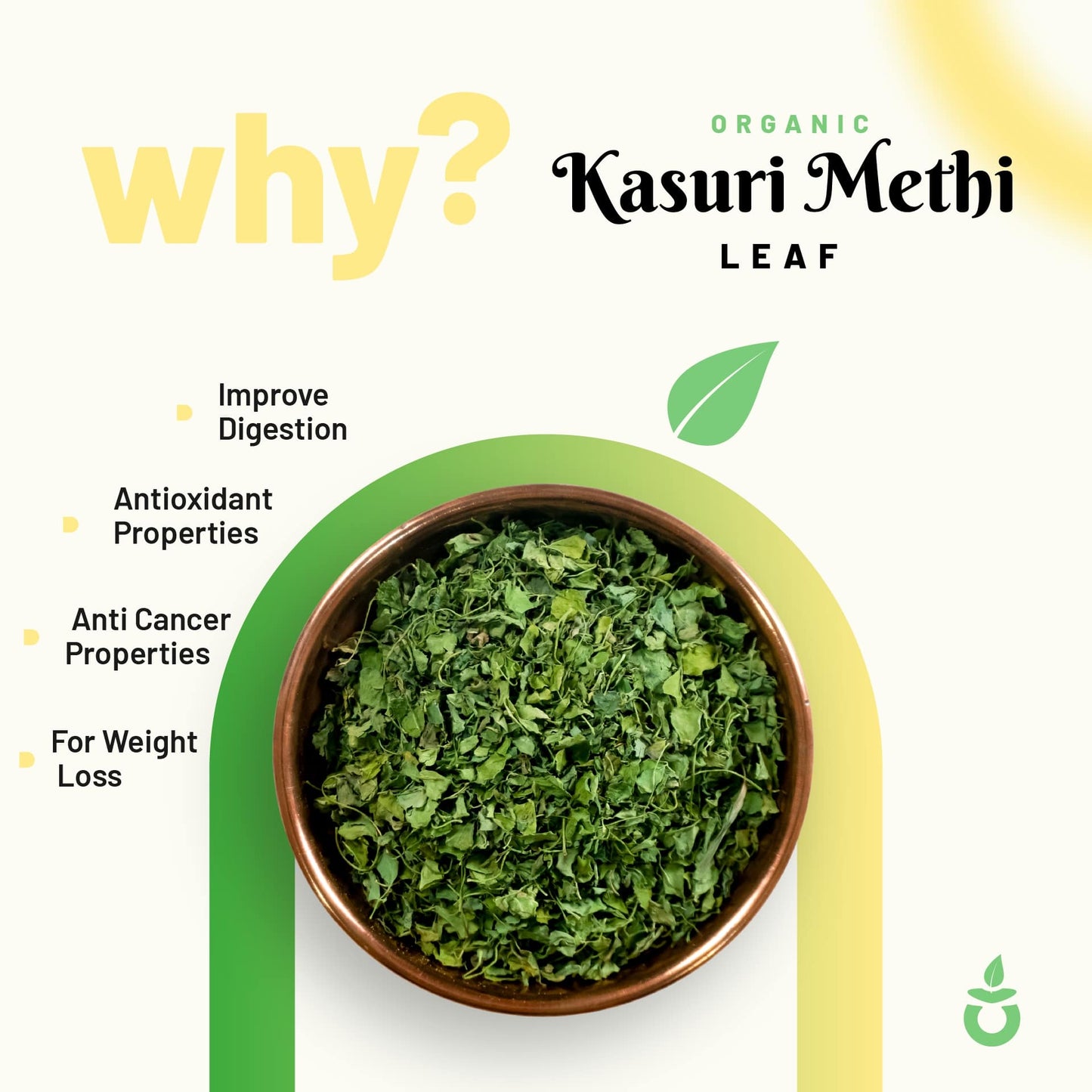 Pure Organio Organic Kasuri Methi