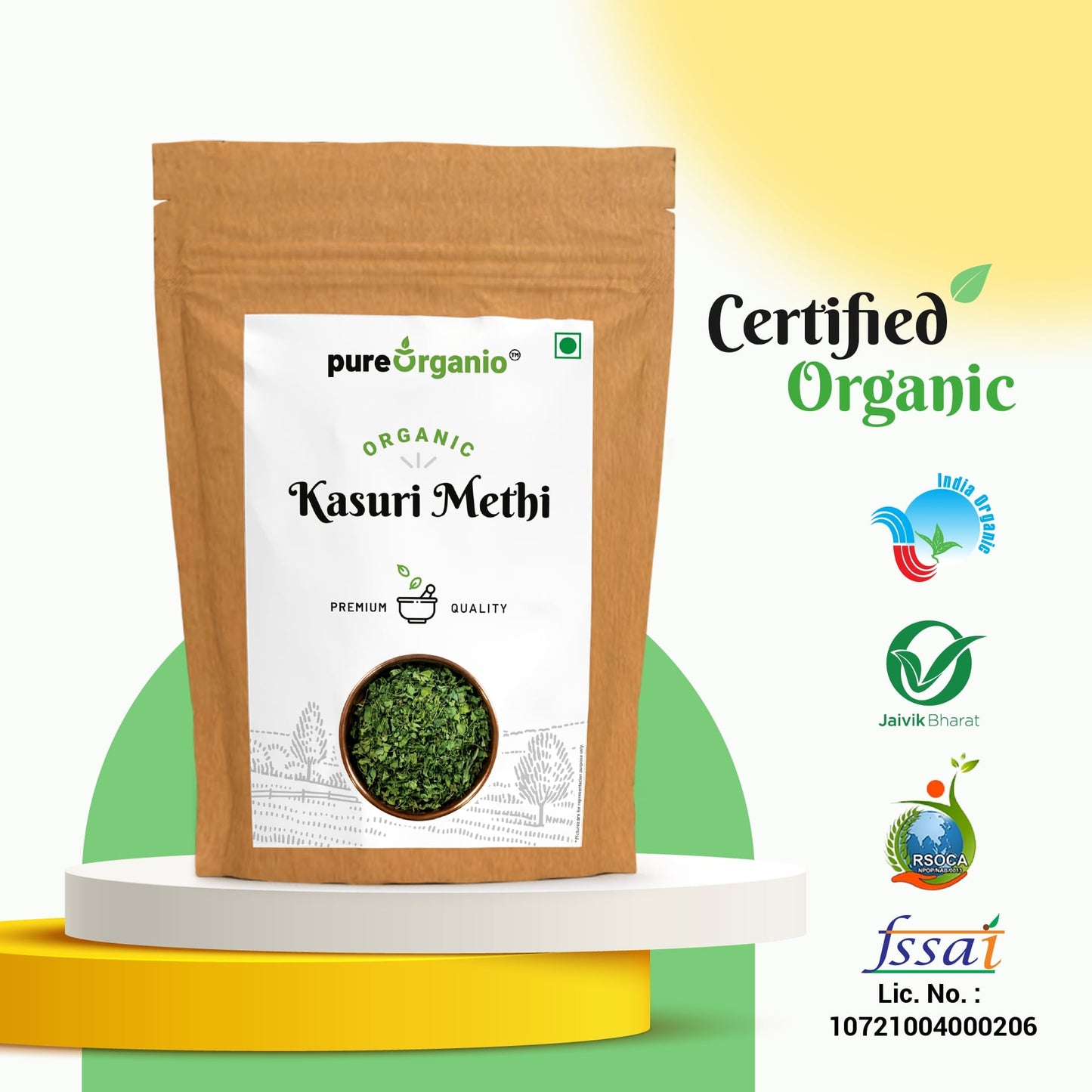 Pure Organio Organic Kasuri Methi