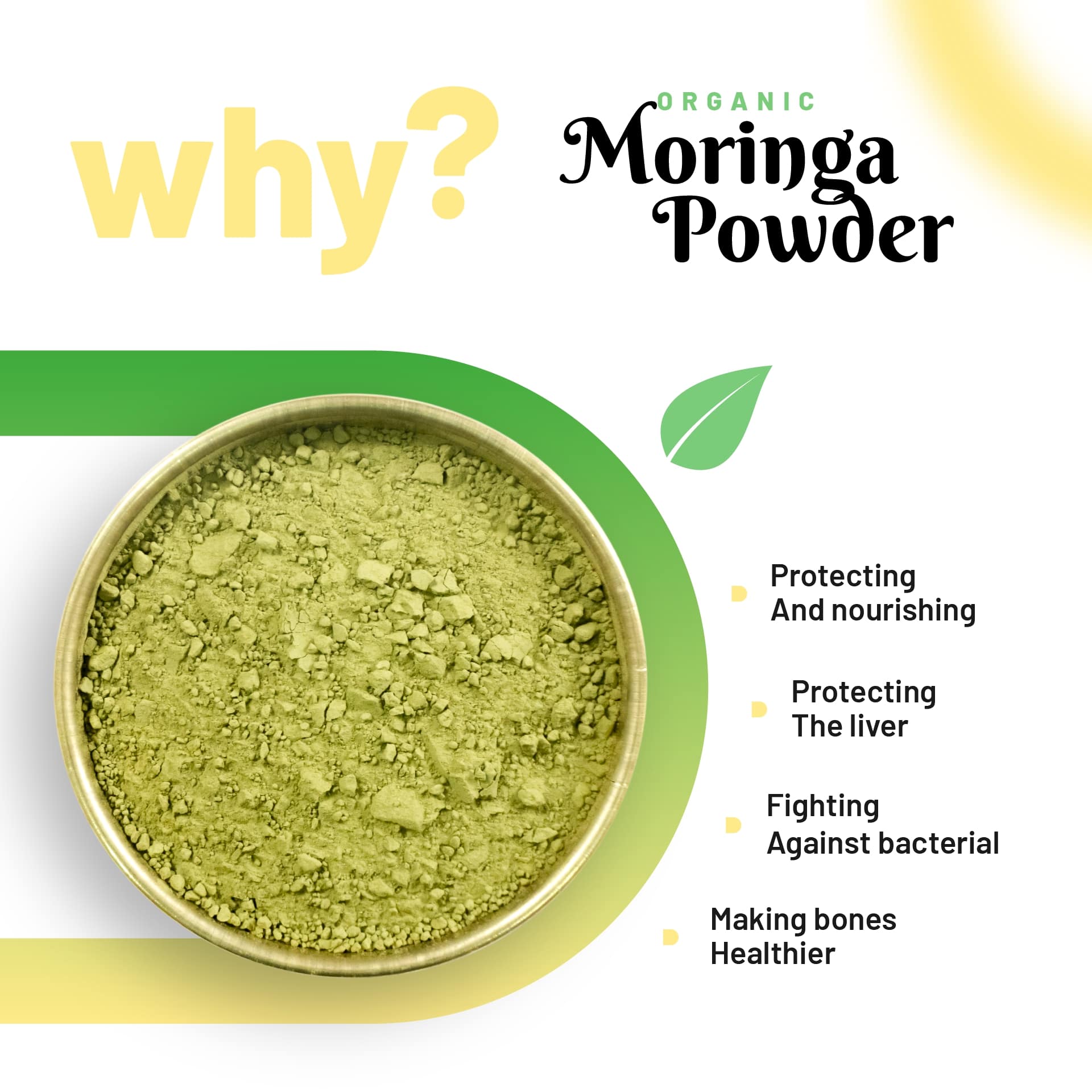 Pure Organio Moringa Powder Organic
