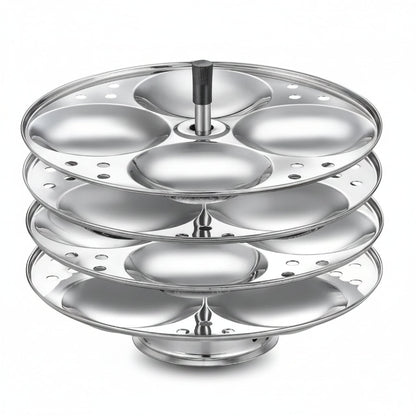 Judge by Prestige Stainless Steel Idli Cooker 4 Plates 16 Idlis