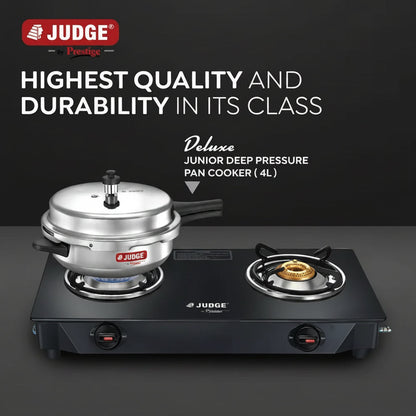 Judge by Prestige Deluxe 4L Induction Bottom Pressure Pan Aluminium