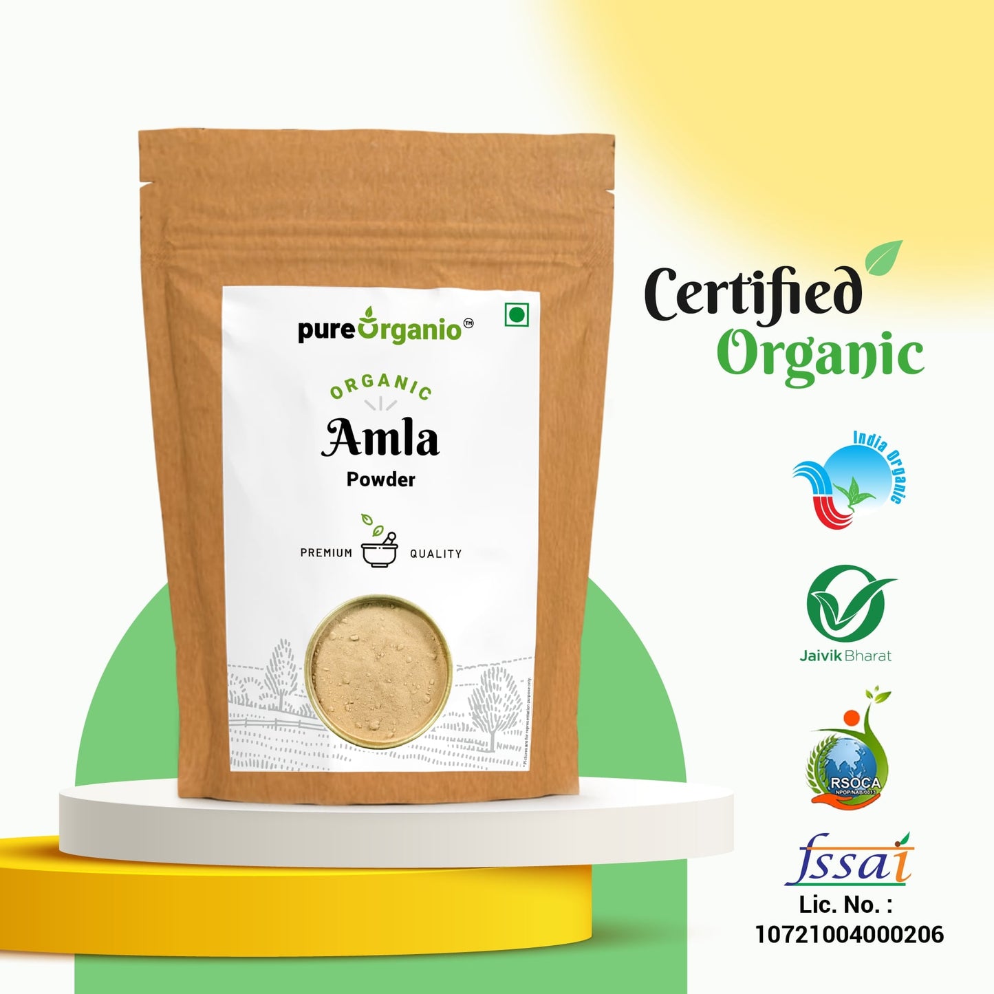 PureOrganio Organic Amla Powder