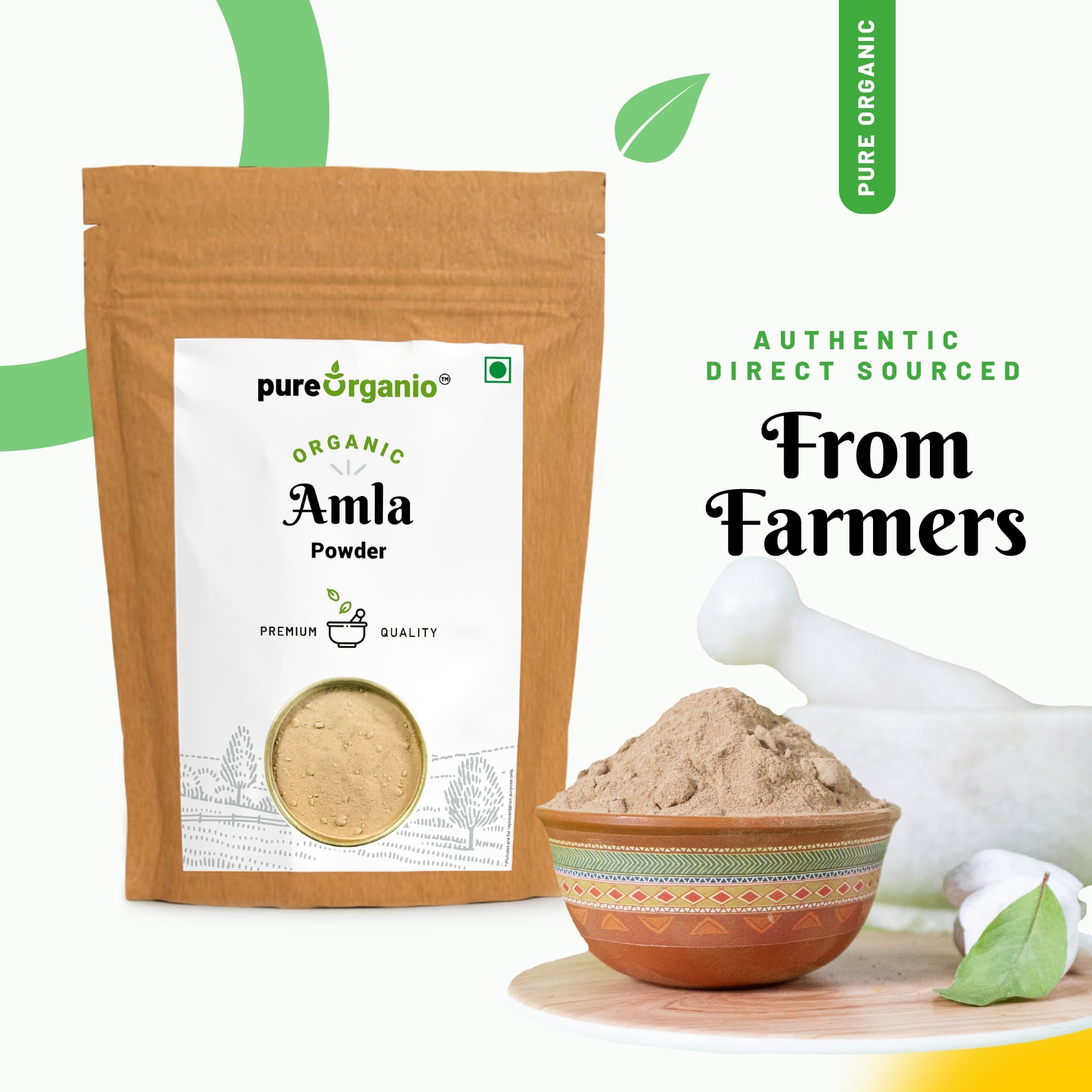 PureOrganio Organic Amla Powder