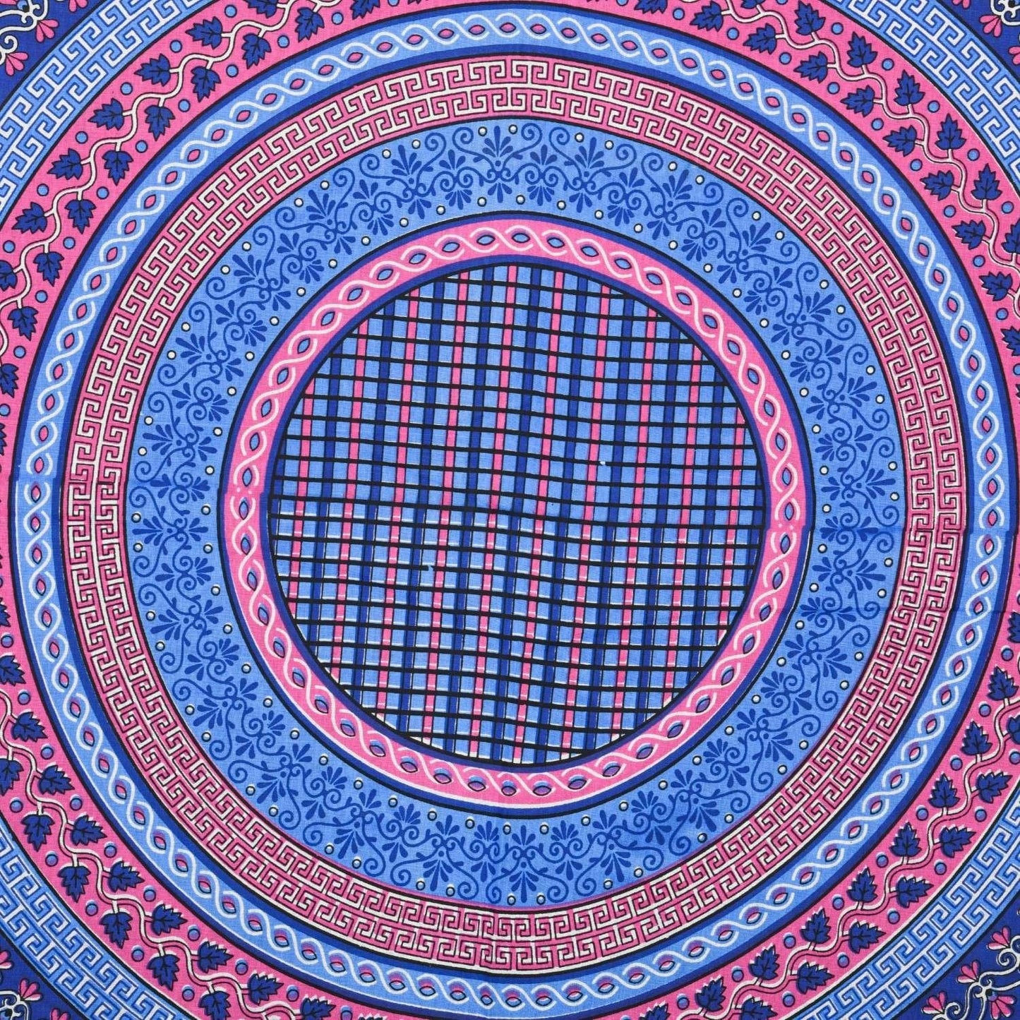 100% Pure Cotton Traditional Printed Bedsheet for Double Bed King Size Bedsheet with 2 Pillow Covers