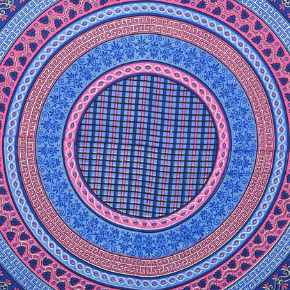 100% Pure Cotton Traditional Printed Bedsheet for Double Bed King Size Bedsheet with 2 Pillow Covers