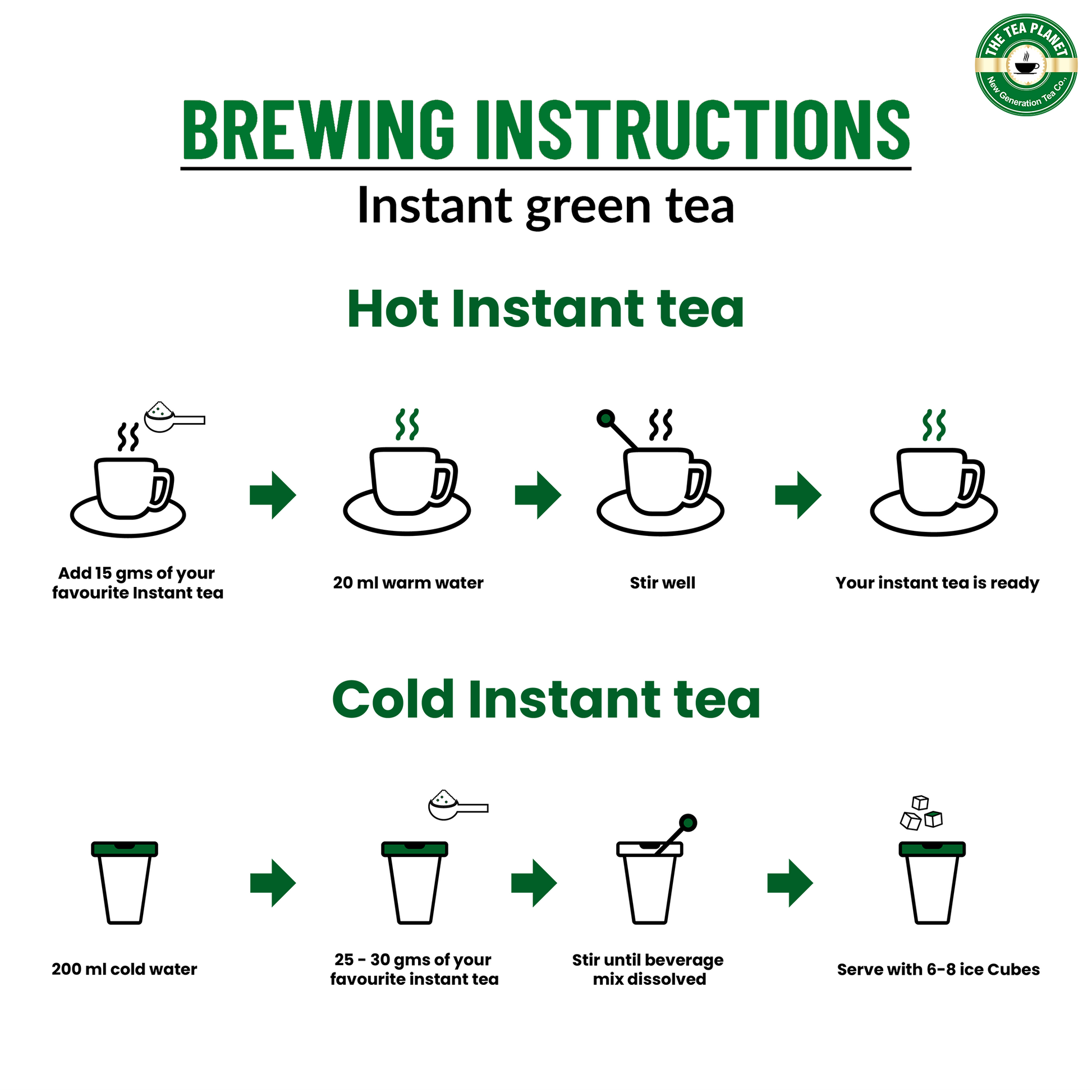 Raspberry Flavored Instant Green Tea