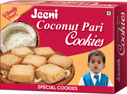 Jeeni Coconut Pari Cookies - 225 gms