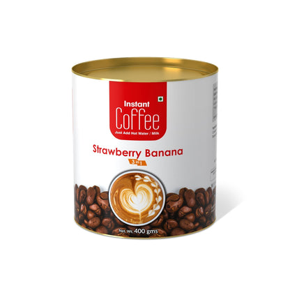 Strawberry Banana Instant Coffee Premix (3 in 1)