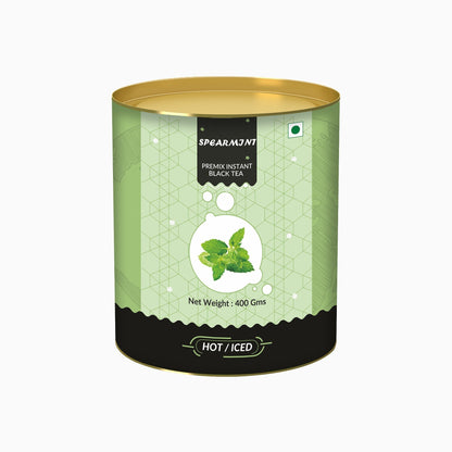 Spearmint Flavored Instant Black Tea