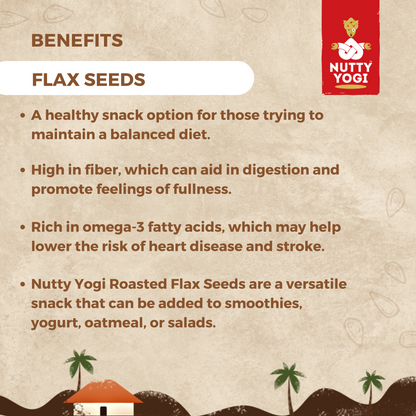 Nutty Yogi Roasted Flax Seeds