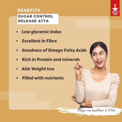 Nutty Yogi Sugar Control Release Atta