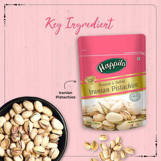 Happilo Premium Oven Roasted & Salted Pistachios