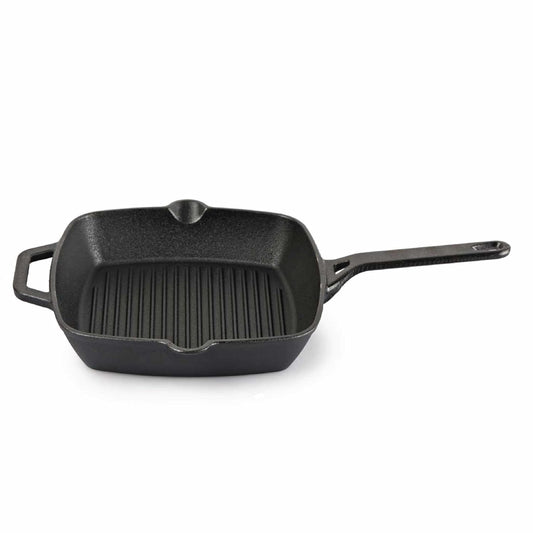 Cello Ironica Cast Iron Grill Pan Induction Compatible - 24 cm