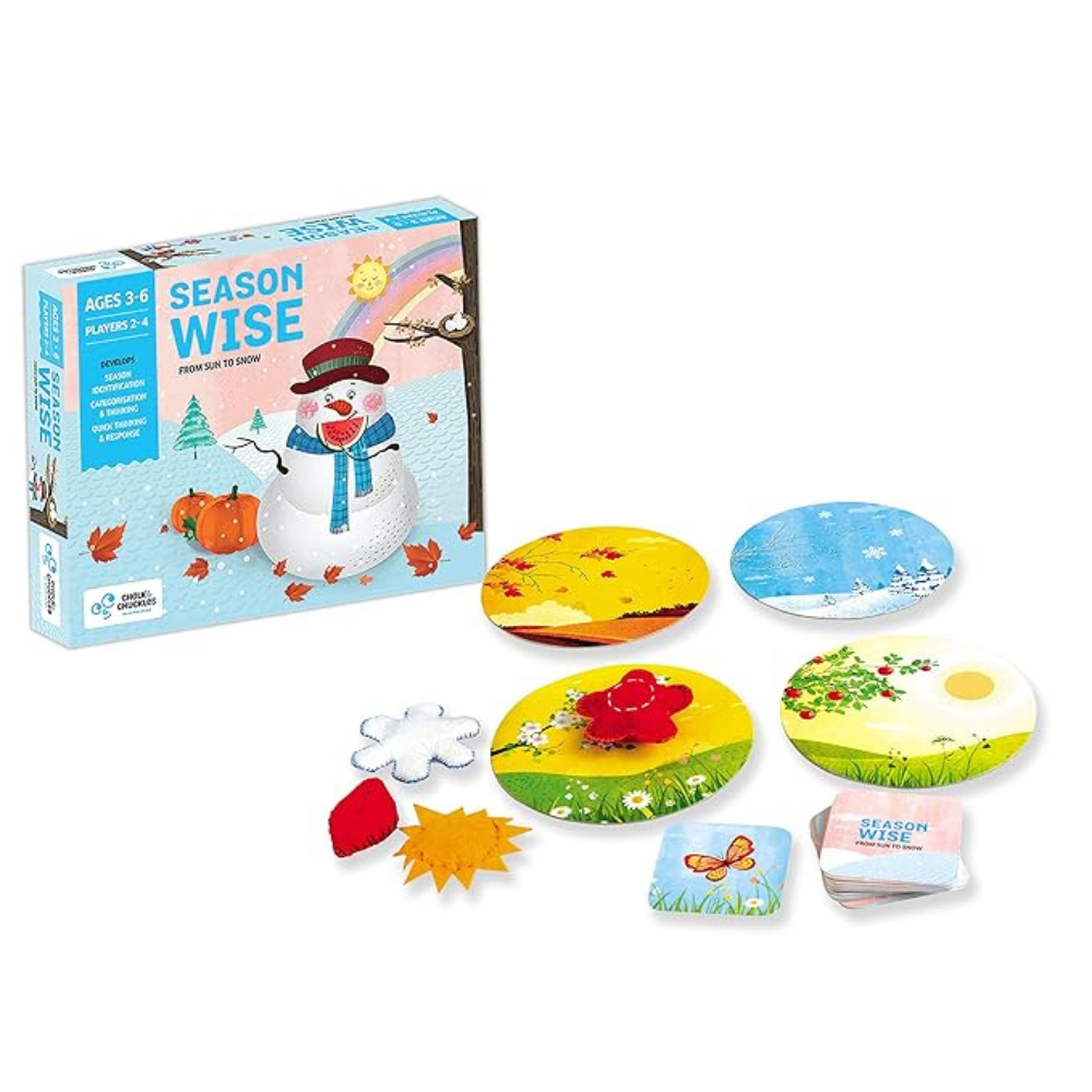 Chalk and Chuckles Season Wise Preschool Learning Early Years Science | Thinking and Sorting Educational Game