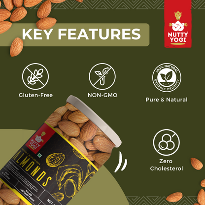 Nutty Yogi Premium Californian Almonds