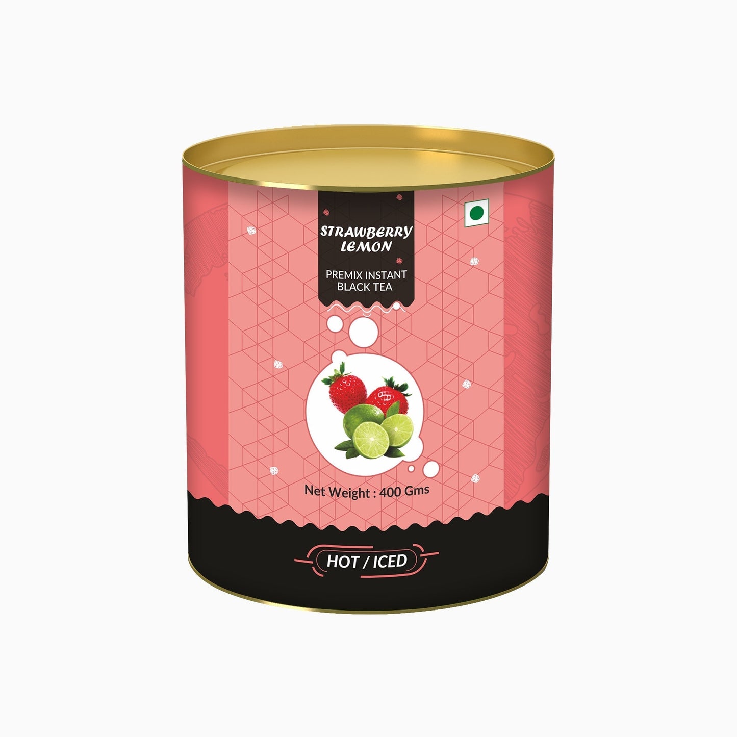 Strawberry Lemon Flavored Instant Black Tea