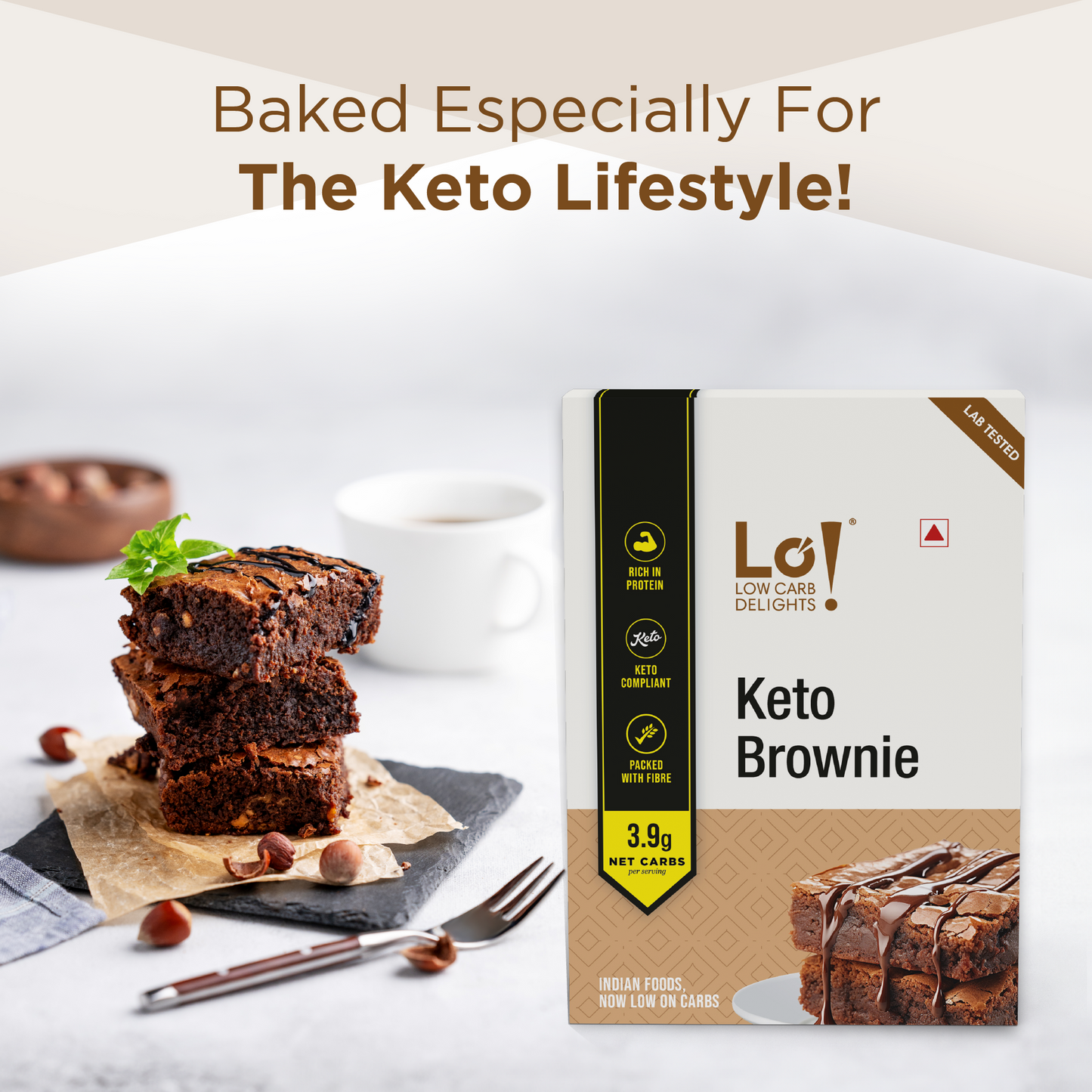Sugar Free Keto Brownie