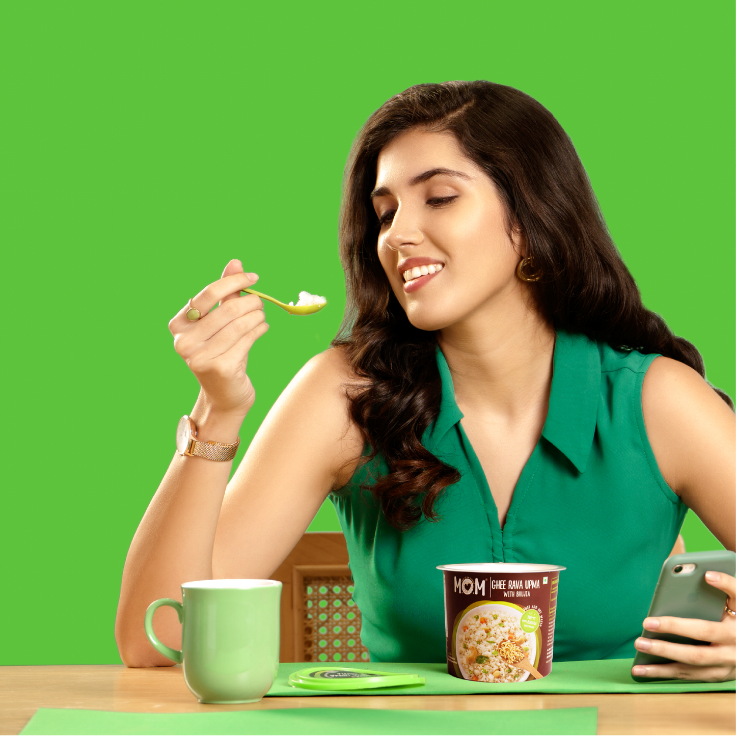 Red Thai Curry Rice, 108g - Ready to Eat | Instant Food | No Added Preservatives