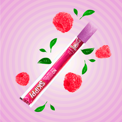 Skippi Raspberry Flavor Ice Pop, Pack Of 12