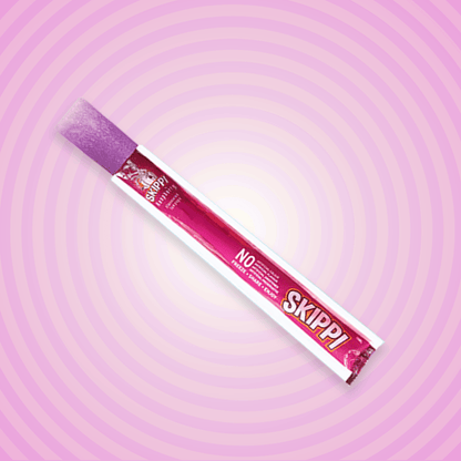 Raspberry Flavor Skippi Natural Ice Pop, Pack Of 12 Ice Pops