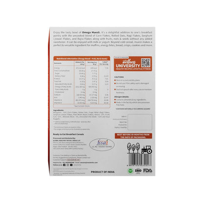 Omega Muesli with goodness of millets best for Managing Weight, Heart & Nutritious Munching