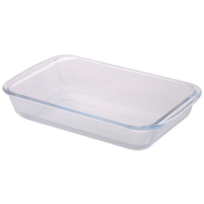 Borosil Glass Baking Dish | 2.2 Litre | Transparent