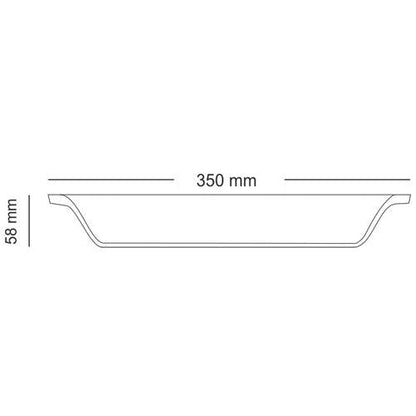 Borosil Glass Baking Dish | 2.2 Litre | Transparent