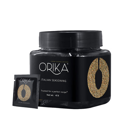 Orika Italian Seasoning Combo, (Pack of 2 Jars, 50 sachets in each jar)