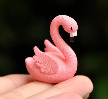 Satyam Kraft Resin 1  Set Swan Figurines Decorative Showpiece