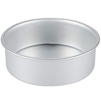 Hazel Round Cake Mould Tin Cake Tray for Microwave and Cooker 7 Inch Aluminium