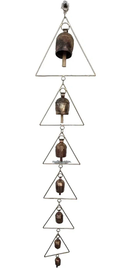 Tej Gifts Metal Bell Wind Chime for Balcony Home 7 Bells Design 2