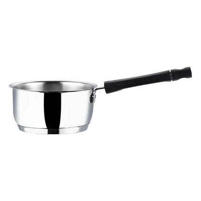 Vinod Tivoli Heavy Guage Stainless Steel Saucepan - 1.1 Litre (14cm) | SAS Bottom | 2 Layer Extra Thick Aluminum Core