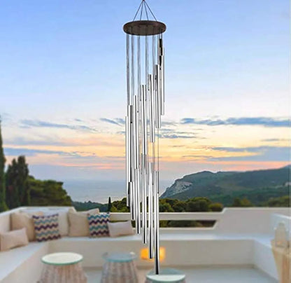 Paradigm Pictures Wind Chimes for Home Silver Color